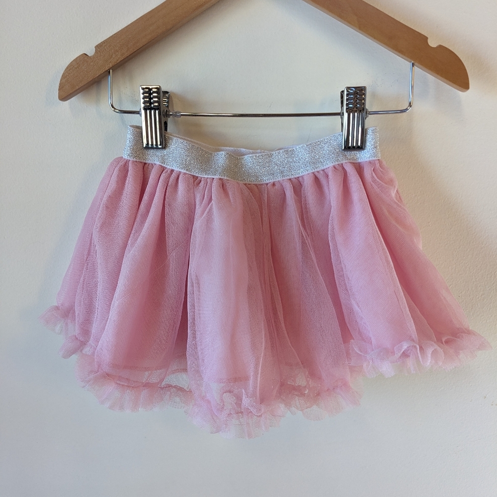 Pink Baby Tutu With Sparkly Waistband 12M